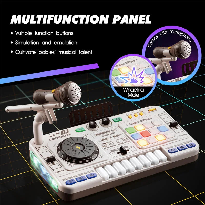 MiniDJ – Musikalisk & interaktiv – DJ-mixer-leksak
