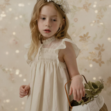 Sleeveless Dress – Elegant och bekväm – Klänning med spetskrage