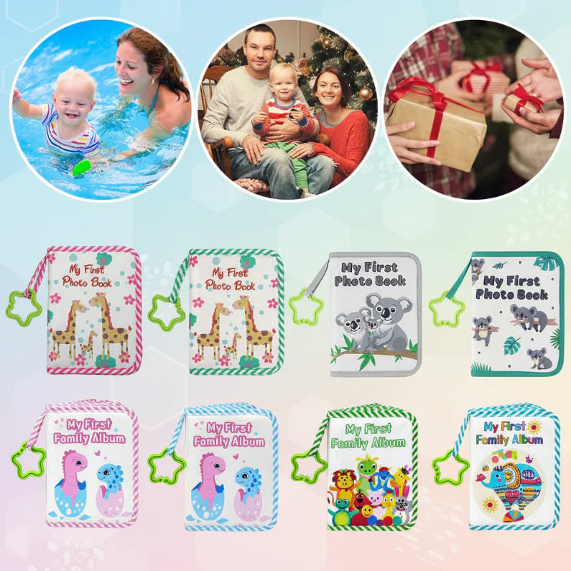 Baby Photo Album – Mjuk & Minnen – Fotobok i tyg