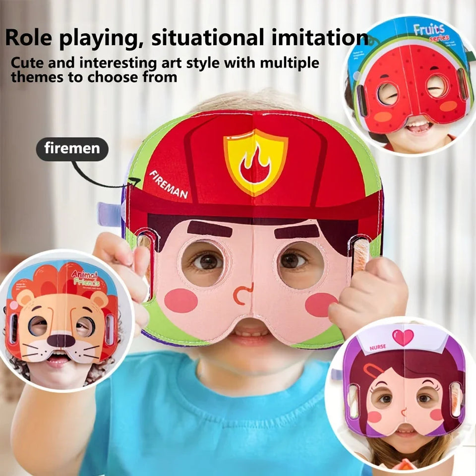 Mask Book™ – Baby lär sig första intrycket - tygmaskbok