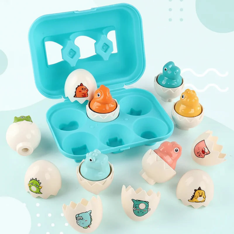 Montessori 3D Eggs Puzzle – Ett roligt påskspel – Äggsorteringsspel