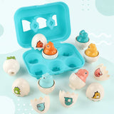 Montessori 3D Eggs Puzzle – Ett roligt påskspel – Äggsorteringsspel