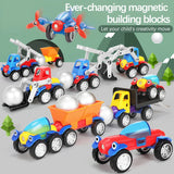 Magnetic Cars™ – Magnetisk bygglek - leksaksset med magnetiska fordon