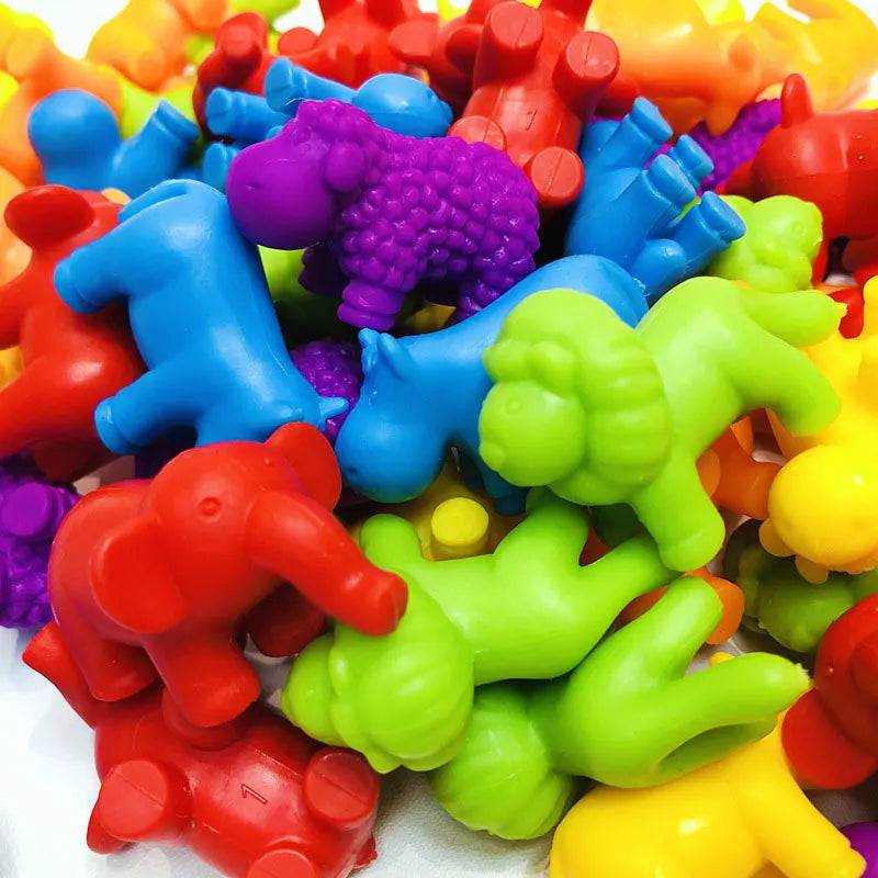 Rainbow Teddy Bears Toys™ - Pedagogisk & kreativ - Räknande regnbågsbjörnar