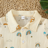 Dinosaur & Car Print Outfit – Tufft & lekfullt – Sommarklädset