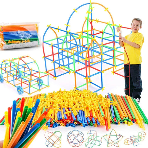 BuildPlay – Fantasi & skicklighet – Konstruktionsrör med kopplingar