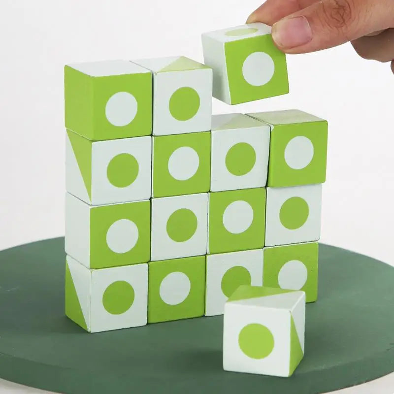 BrainBlocks™ – Smal och kreativ – Houten Geometrisk hjärngympa
