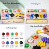 Toddler Clips™ - Frukt- och formmatchning - Sorteringsspel