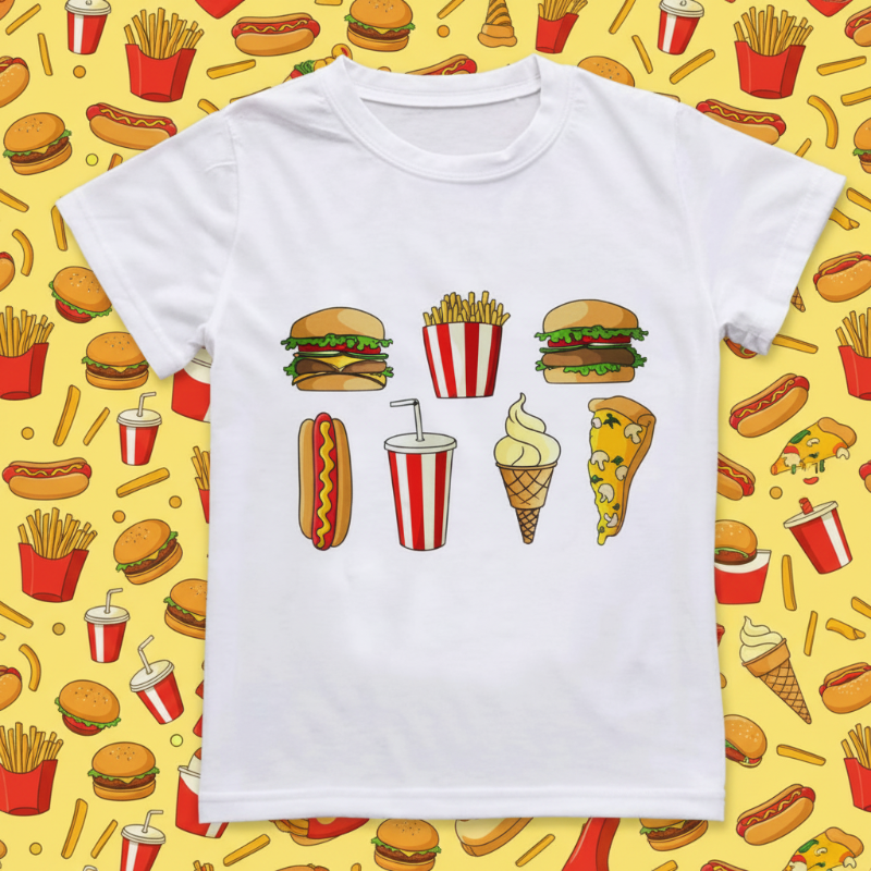Boys & Girls Summer Tee – Bekvämt och lekfullt – T-shirt för barn med roligt tryck