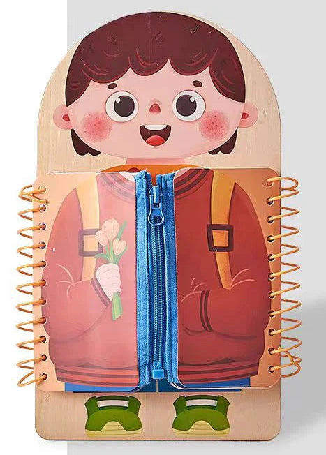 Little Helper™ - Knapp och dragkedja - Aktivitetstavla