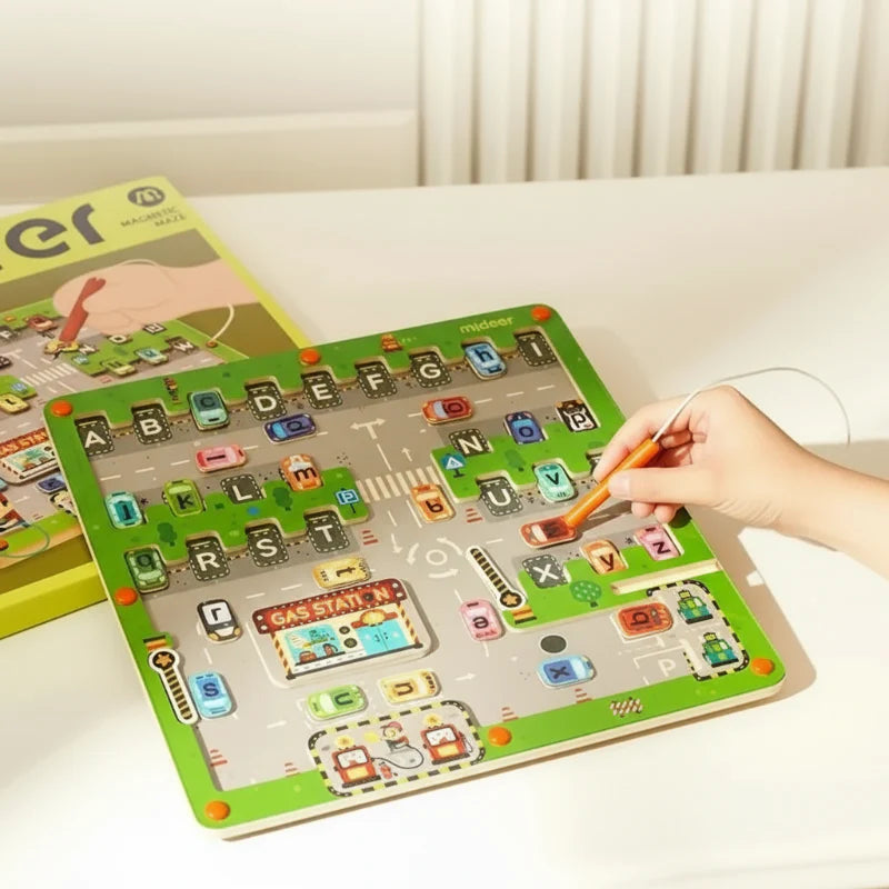 AlphaPark – Smart & Kreativt – Magnetiskt labyrintspel