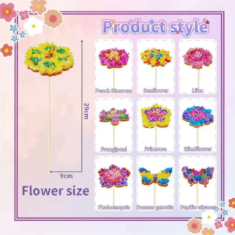 DIY Flower Poke Art – Kreativt & lärorikt – Blomsterpysselpaket