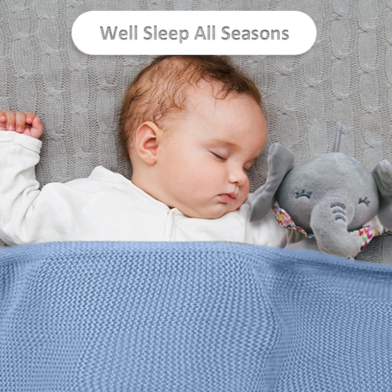 Personalized Baby Blanket – Mjuk & unik – Personlig broderad bomullsfilt