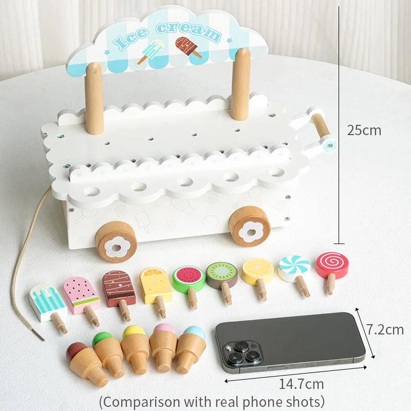 Wooden Gelato™ – Iskall fantasi – Rollspelande glassbil