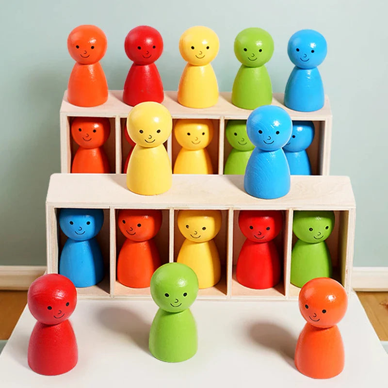 WoodenMatch – Smart & lekfullt – Montessori färgspel