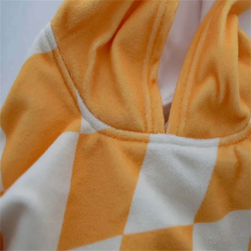 Personalized Hooded Towel – Mjuk & unik – Personlig badkap för barn