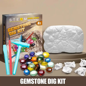 Dig Kit™ - Äventyrskit - Grävkit med ädelstenar