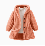 Mini Fashion™ - Mjukt fleecefoder för flickor - Vinterjacka