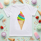 Boys & Girls Summer Tee – Bekvämt och lekfullt – T-shirt för barn med roligt tryck