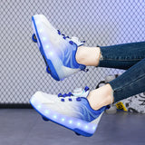 Light-Up Skate Shoes – LED & bekväma – självlysande sneakers