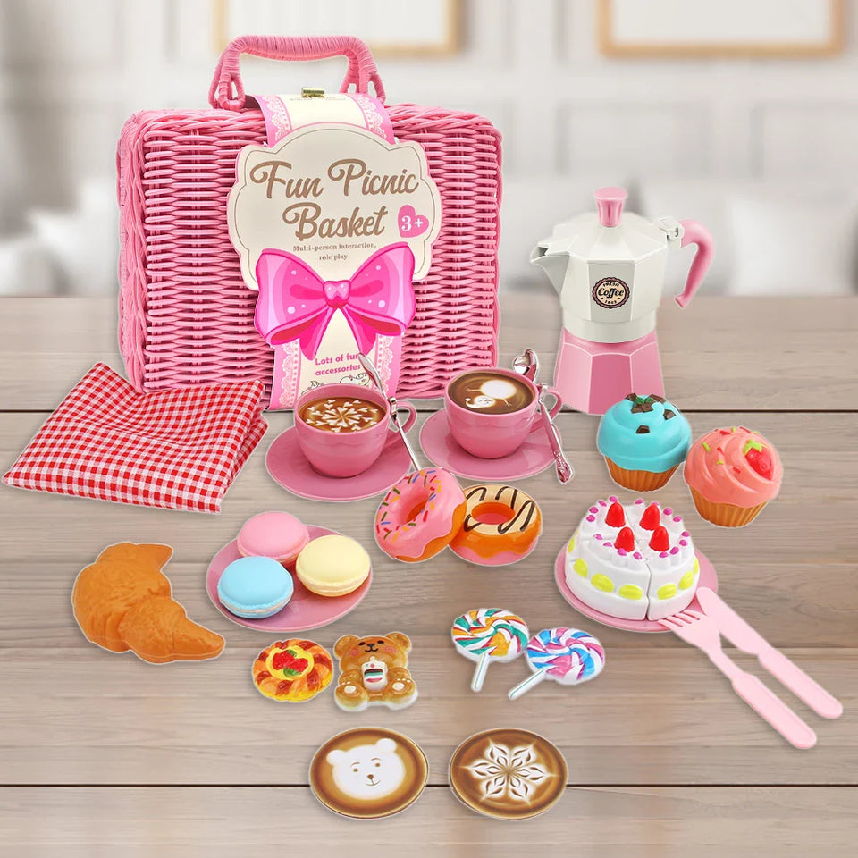 Tea Party Set – Söt & Chic – Leksaksset för picknick
