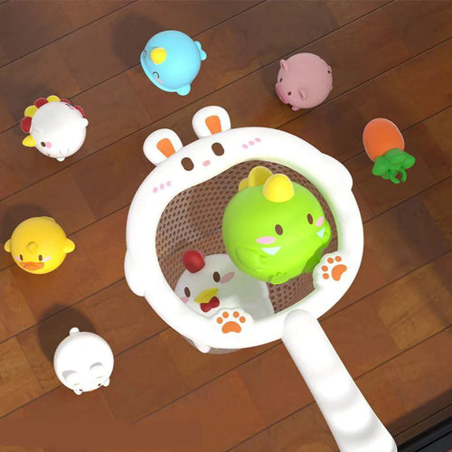 Squeaky Splash™ – Badkalas - Fisknät i badkaret