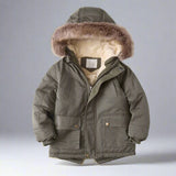 CozyTrend – Varm och elegant – Parkas vinterjacka med pälskrage