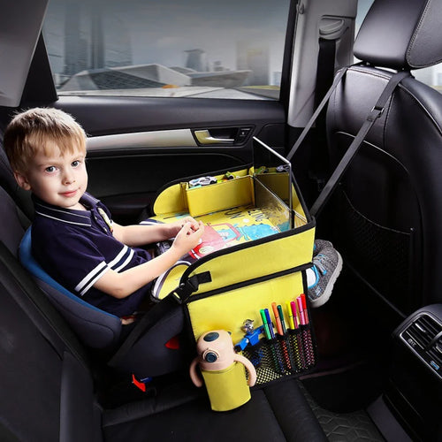 Portable Child Car Seat Table™ - Säkert och bekvämt - bärbart bord för bilbarnstol