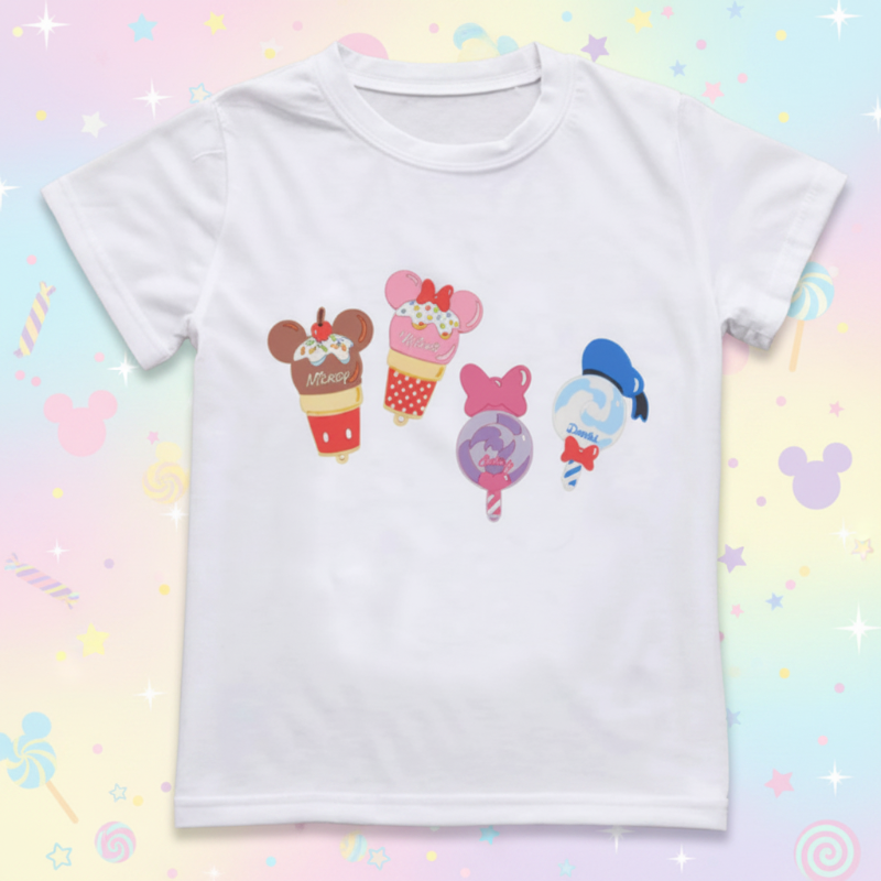Boys & Girls Summer Tee – Bekvämt och lekfullt – T-shirt för barn med roligt tryck