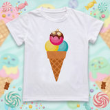 Boys & Girls Summer Tee – Bekvämt och lekfullt – T-shirt för barn med roligt tryck