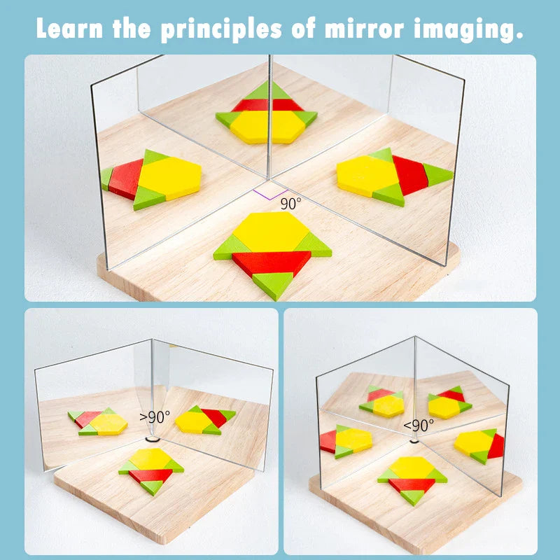 Reflection Play™ – Spegling och lärande - Pusselblock med spegel