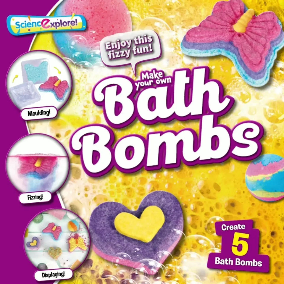 BathBombs – Färgglatt & lärorikt – DIY-set för badbomber