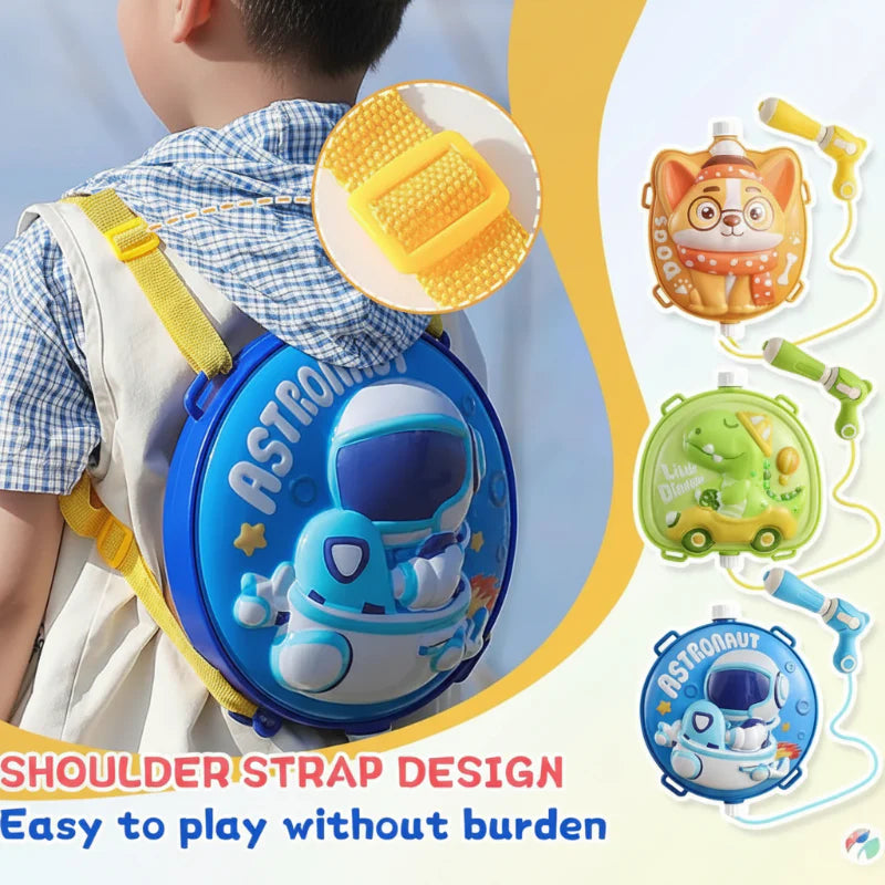 Kids Water Blaster – Lekfull & Praktisk – Ryggsäck med Vattenpistol