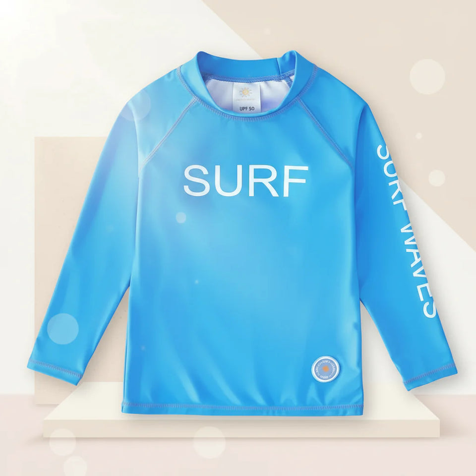 SunShield – Skyddande och smidig – barnsurfskjorta med långa ärmar och UPF 50+