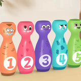 Bowling Game Set - Färgglatt & roligt – leksakskegelsats