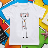 Boys & Girls Summer Tee – Bekvämt och lekfullt – T-shirt för barn med roligt tryck