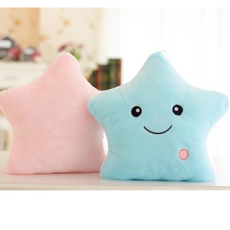 Glow Star Pillow™ – Stjärnglädje i sängen - självlysande gosedjurskudde