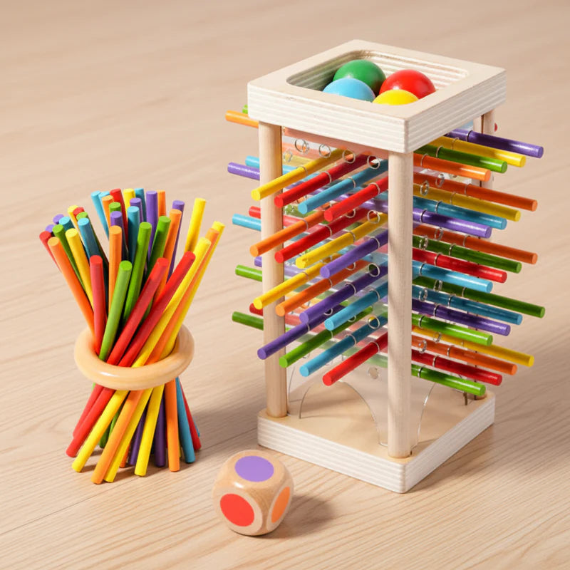 Wooden Stick Battle Game – Tänk & Interaktivt – Strategiskt brädspel