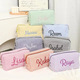 Striped Name Pouch – Personlig & stilfull – Sminkväska