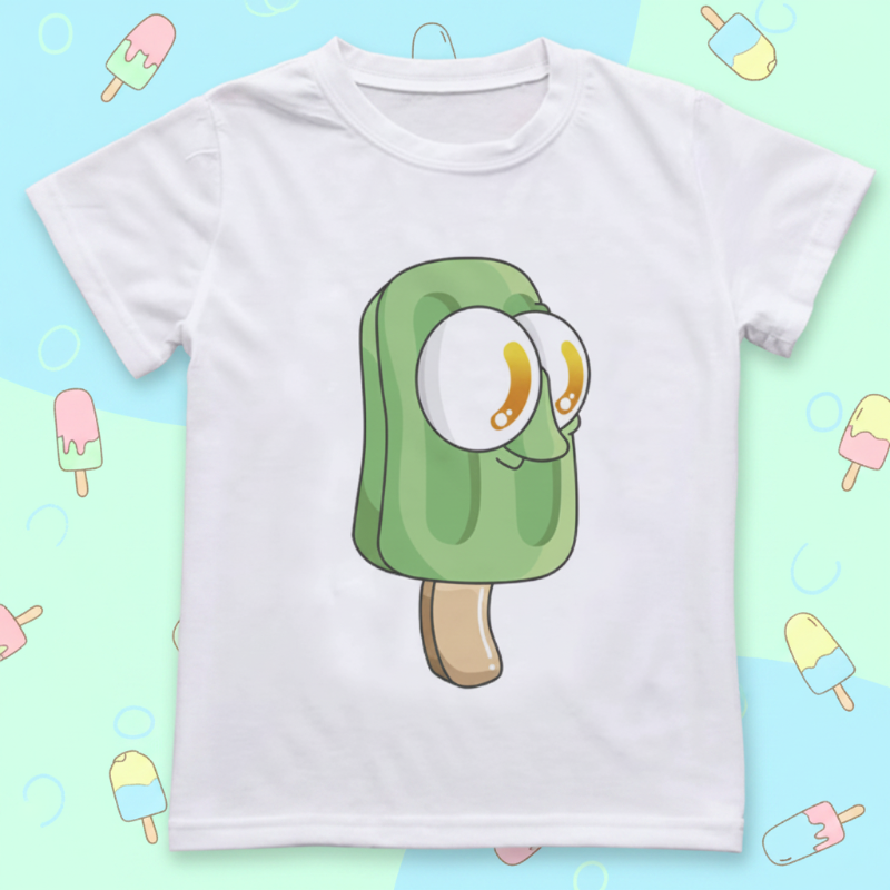 Boys & Girls Summer Tee – Bekvämt och lekfullt – T-shirt för barn med roligt tryck