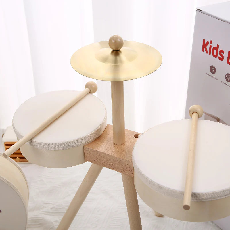 Kids Wooden Drum Toy – Musik & Kreativitet – Trumset