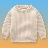 PureSoft – Classic & Cozy - Enfärgad stickad tröja