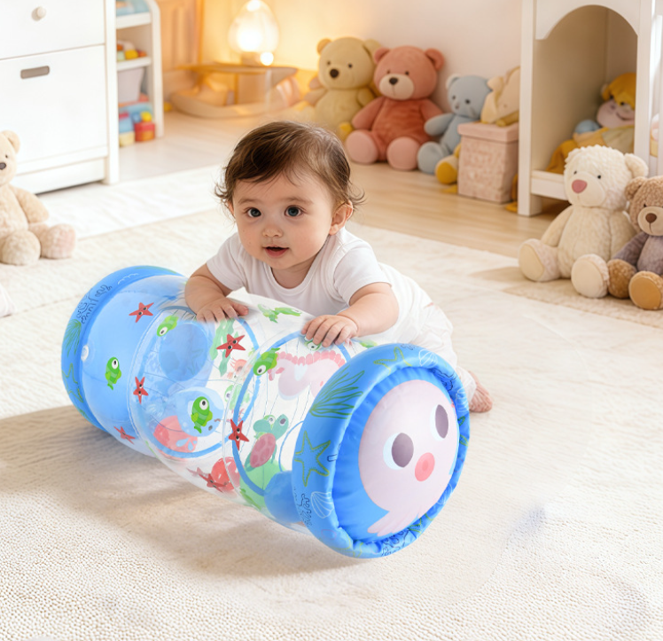Baby Crawling Ball™ - Krypa, upptäcka och leka - Skallra leksak