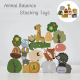 Animal Stackers™ - Smal stapling - Trä Djur Stapelbara leksaker