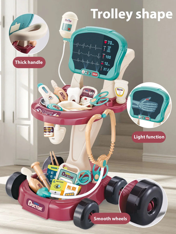 Mini Medic - Försiktig och smart - Doktorns vagn Leksaksset