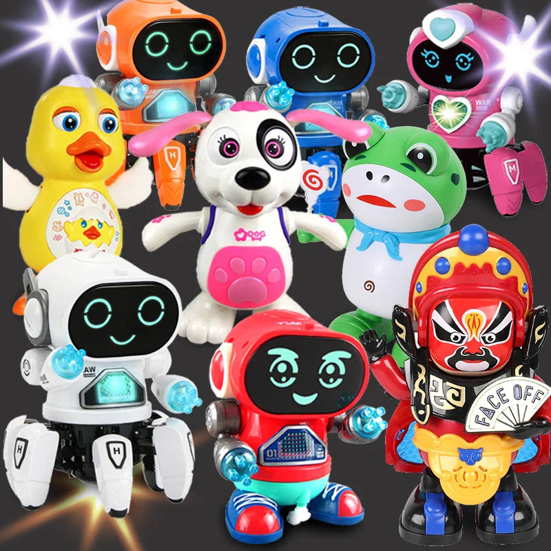 Dancing Spin Robot™ - Lyser och dansar - Leksaksrobot – Mil lilla Sötnos