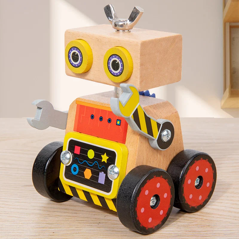 Woods™ - Bygg & Lek - Byggrobot i trä