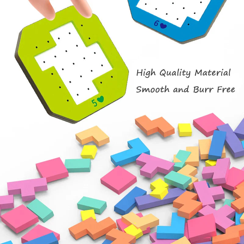 Logic Blocks™ – Färg & Kreativitet – Geometriska pussel