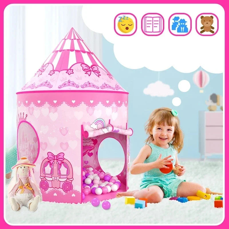 Unicorn Tent™ – Magisk lekstund – Rosa lektält