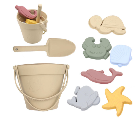 Silicone Beach Set™ - Sandäventyr med strandhink - Strandset i silikon